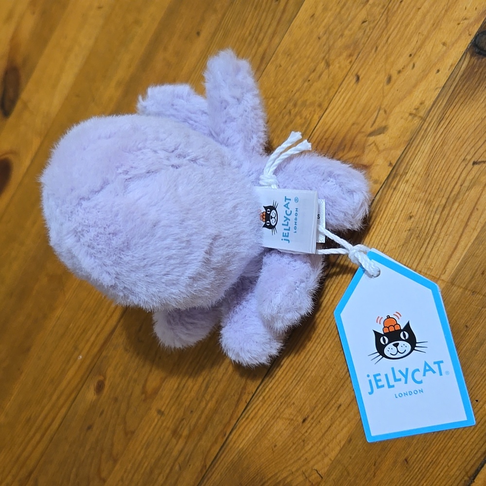 Jellycat Fluffy Octapus 3x4x4" Soft & Plush NWT - Picture 3 of 5